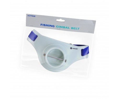AQUA MARINE - 8" WIDE FISH GIMBAL BELT - WHITE